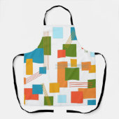 Tablier Rectangles et lignes Abstraites (Recto)