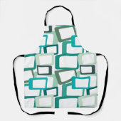 Tablier Rectangles modernes du milieu du siècle (Recto)