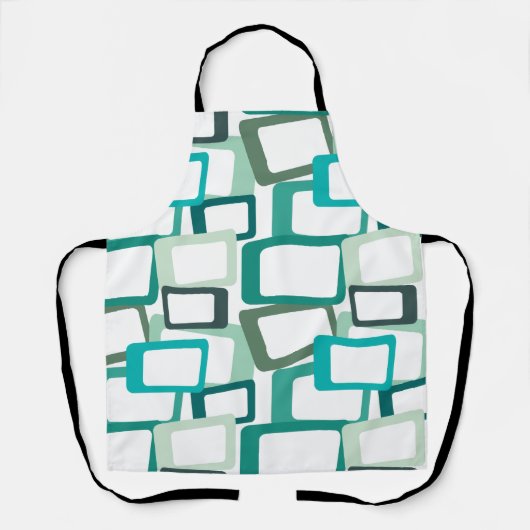 Tablier Rectangles modernes du milieu du siècle (Recto)