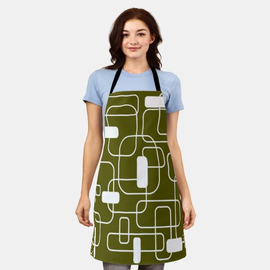 Tablier Rectangles ouvertes et fermées - Camo (Porté)