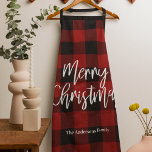 Tablier Red Buffalo Plaid & Joyeux Noël |Nom personnel<br><div class="desc">Préparez-vous à imprégner votre saison de vacances d'une touche de charme rustique et d'une chaleur personnalisée grâce à notre collection Red Buffalo Plaid & Joyeux Noël! Que vous soyez en train de décorer votre maison ou de chercher le cadeau parfait, ces articles festifs sont conçus pour apporter joie et confort...</div>