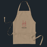 Tablier Red Business Apron Logo en ligne Personnel employé<br><div class="desc">Personnalisez facilement ce tablier rouge personnalisé avec votre propre logo d'entreprise horizontale en ligne, slogan d'affaires et adresse du site Web. Les tabliers promotionnels personnalisés portant le logo de votre entreprise peuvent être un uniforme pour les employés, le personnel d'attente et les ateliers, ou des cadeaux promotionnels pour les clients....</div>