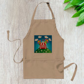 Tablier Red Circus Tent Apron