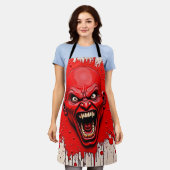 Tablier Red Demon Fury Art (Porté)