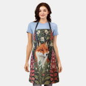 Tablier Red Fox et Foxgloves William Morris Inspiré (Porté)