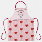 Tablier Red Heart Lollipop – Valentine Candy Illustration (Recto)