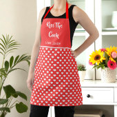Tablier Red Hearts Funny Valentine Cuisine