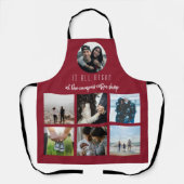 Tablier Red là où tout a commencé Couples Photo Collage (Recto)
