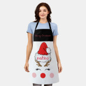 Tablier Red Nose Reindeer Père Noël Casquette Joyeux Noël  (Porté)