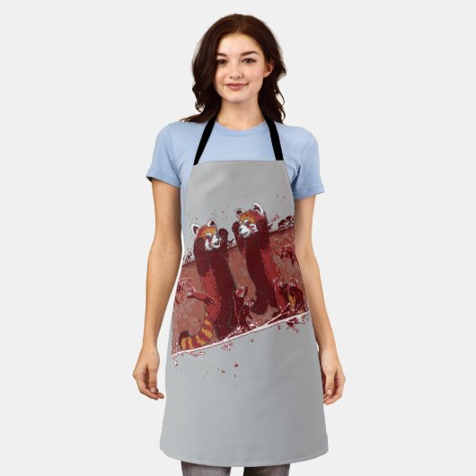 Tablier Red Panda Fury (Porté)