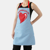 Tablier Red Pop Art Heart (Insitu)