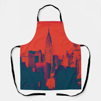 Tablier Red Pop Art New York