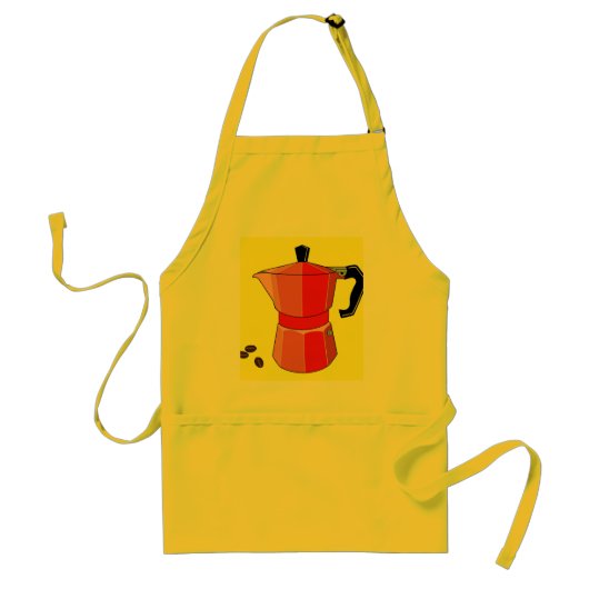 Tablier Red Rainbow Espresso (Devant)