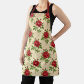 Tablier Red rose vintage pattern (Insitu)