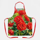 Tablier Red Roses Apron (Recto)