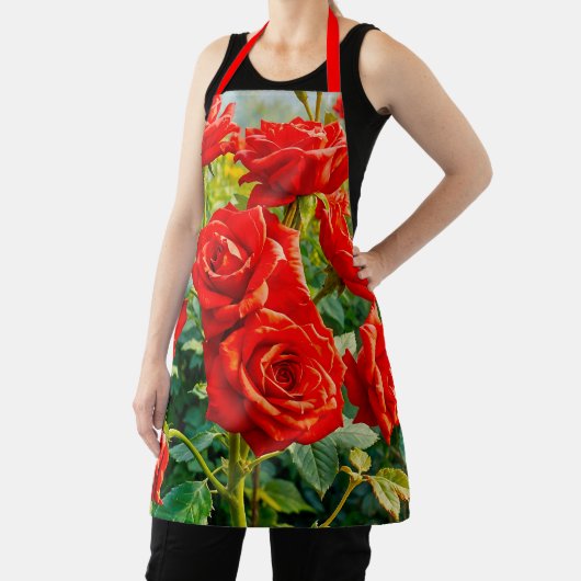 Tablier Red Roses Apron (Insitu)