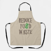 Tablier Réduire le recyclage des déchets alimentaires écol (Recto)
