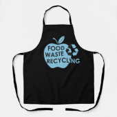 Tablier Réduire le recyclage des déchets alimentaires écol (Recto)