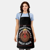 Tablier Refaire Thanksgiving Great Again Trump Dinde (Porté)