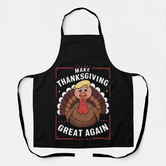 Tablier Refaire Thanksgiving Great Again Trump Dinde (Recto)