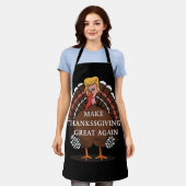 Tablier Refaisons Thanksgiving Great Again Trump Dinde 202 (Porté)
