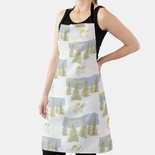 Tablier Réflexion des cerfs (Insitu)