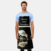 Tablier Réflexion d'oiseau du chef noir Blanc animal (Porté)