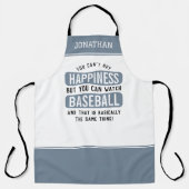 Tablier Regarder le baseball est le bonheur Drôle Baseball (Recto)