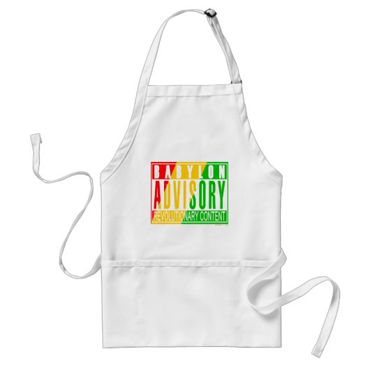 Tablier Reggae de RASTA (Devant)