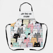 Tablier Règle de chat cette cuisine (Recto)