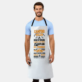 Tablier règles du camping cool art (Porté)