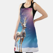 Tablier Reindeer Jewels Christmas Holiday Apron (Insitu)