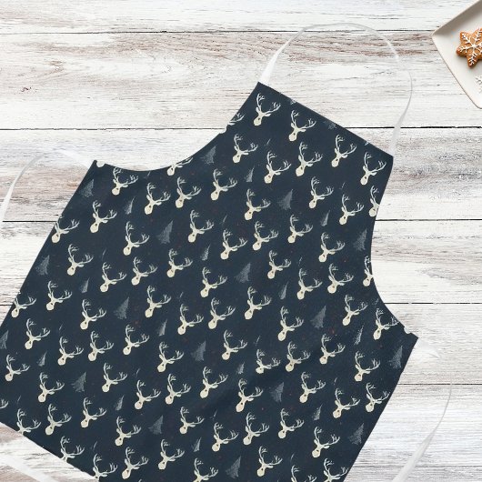 Tablier Reinder de vacances, Arbre de Noël, Flocon de neig