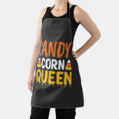 Tablier Reine Candy Corn Graphique Halloween_1 (Insitu)
