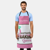 Tablier Reine de cuisson de quarantaine personnalisée (Porté)