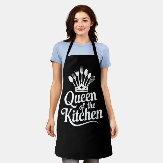 Tablier Reine de la cuisine (Porté)
