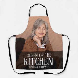 Tablier Reine de la Cuisine Conception de Nom de Photo Mod