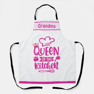 Tablier Reine de la cuisine personnalisée