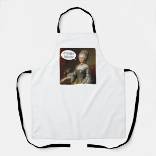 Tablier Reine de la Renaissance Art drôle “Qu'ils mangent