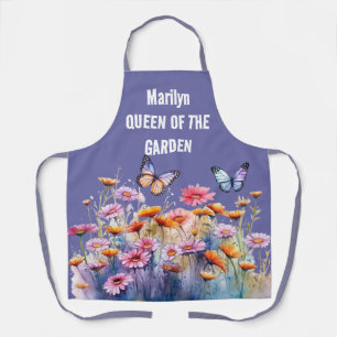 Tablier REINE DU JARDIN Cadeau de la fête des mères