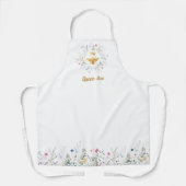 Tablier reine fleur sauvage (Recto)