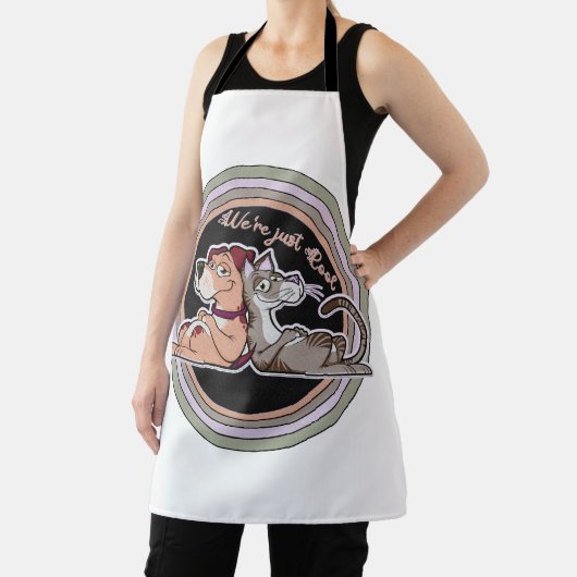 Tablier Relation de chat de chien (Insitu)