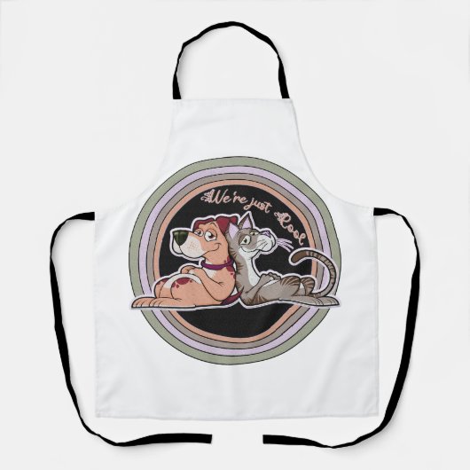 Tablier Relation de chat de chien (Recto)