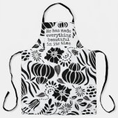 Tablier Religieux Il A Tout Rendu Beau (Recto)