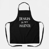 Tablier Religion - Jésus est mon influenceur (Recto)