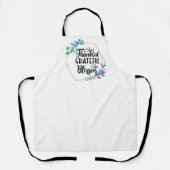 Tablier Remerciements, grâces et bénis (Recto)