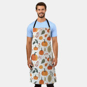 Tablier REMERCIER Automne Automne Citrouille & Feuille (Porté)