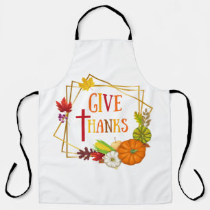 Tablier Remerciez Thanksgiving Citation Automne Citrouille