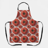 Tablier Remix de tomate - Motif de tomate funky Retro (Recto)