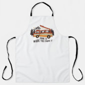 Tablier Remorque Camping RV "Home is Where You Park It" (Recto)